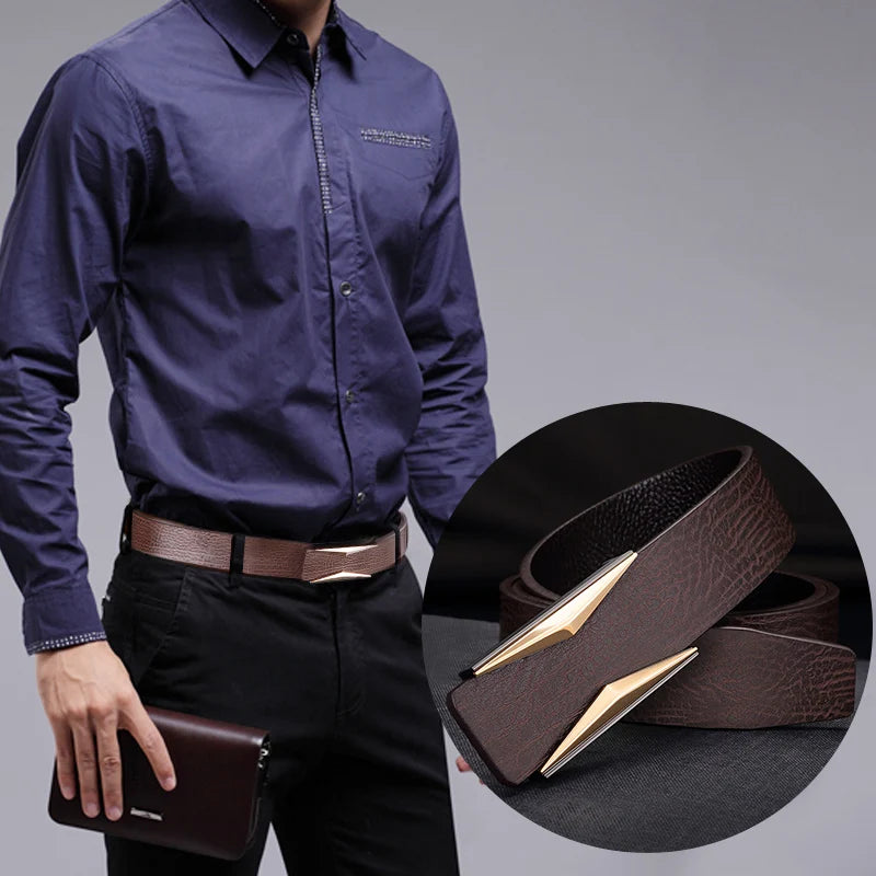 ZenithPoint Genuine Leather Unisex Belt