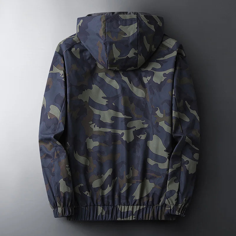 Camo windbreaker