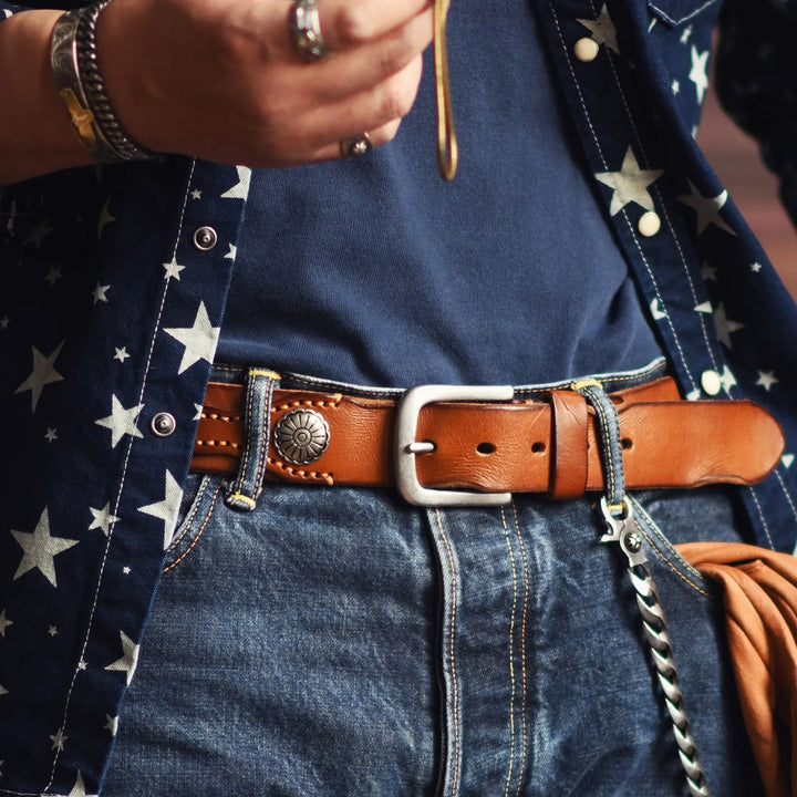 The Bronco Leather Belt