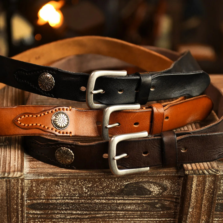 The Bronco Leather Belt