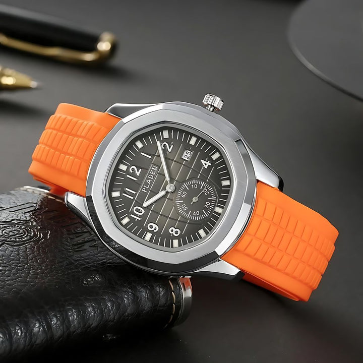 Pladen Stainless Steel Watch