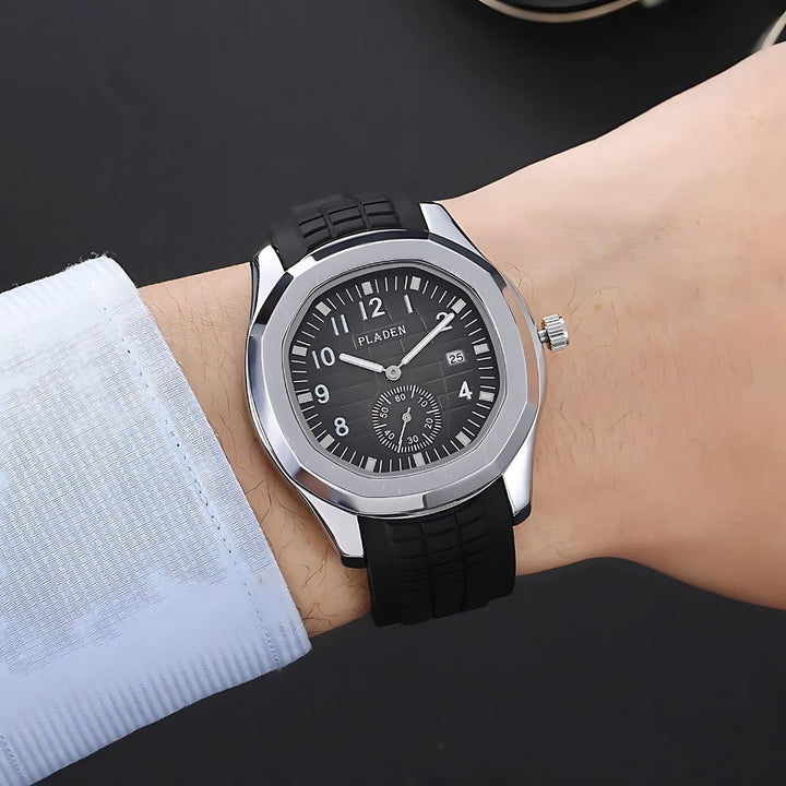 Pladen Stainless Steel Watch